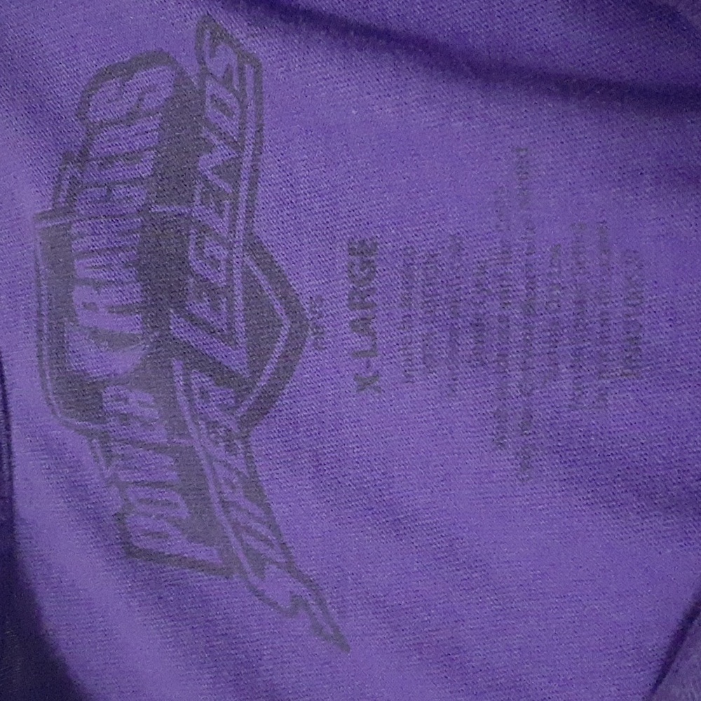 Mighty Morphin Power Rangers Purple Graphic T Shirt. Size XL - Picture 4 of 4